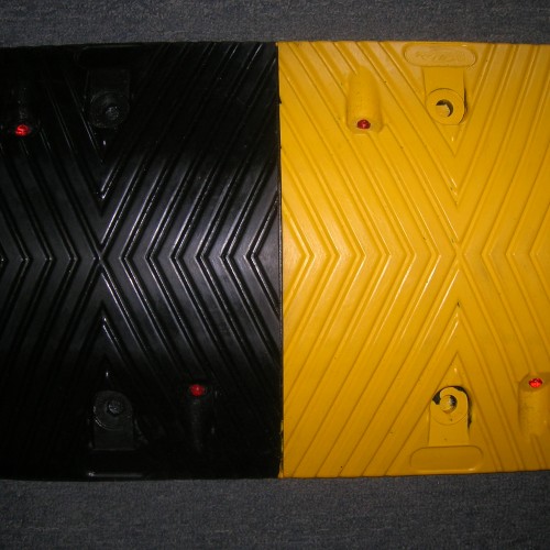 Rubber speed hump